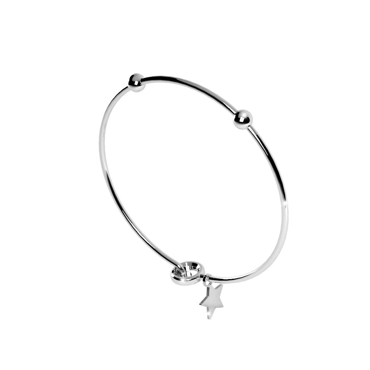 REBECCA CHILE - Pulsera de acero para charms modelo My World