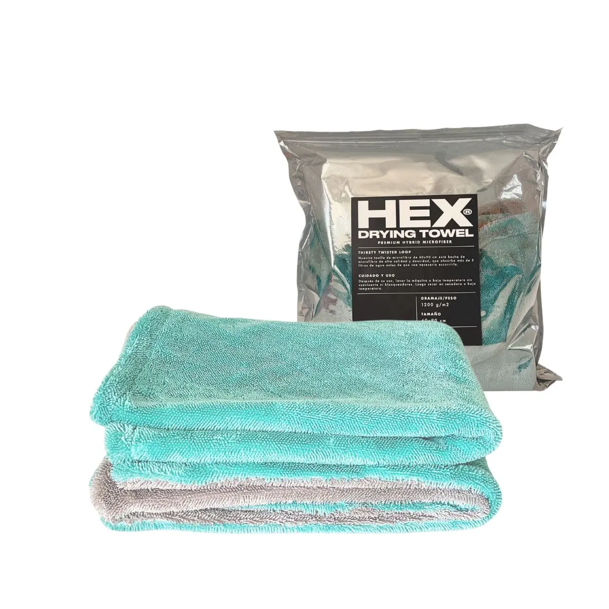 GENERICO - Toalla De Microfibra Para Secado Del Auto Hex 1200 Gsm