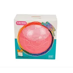 GENERICO - Bola Para Hamster Plastica 14,5 Cm Rosa