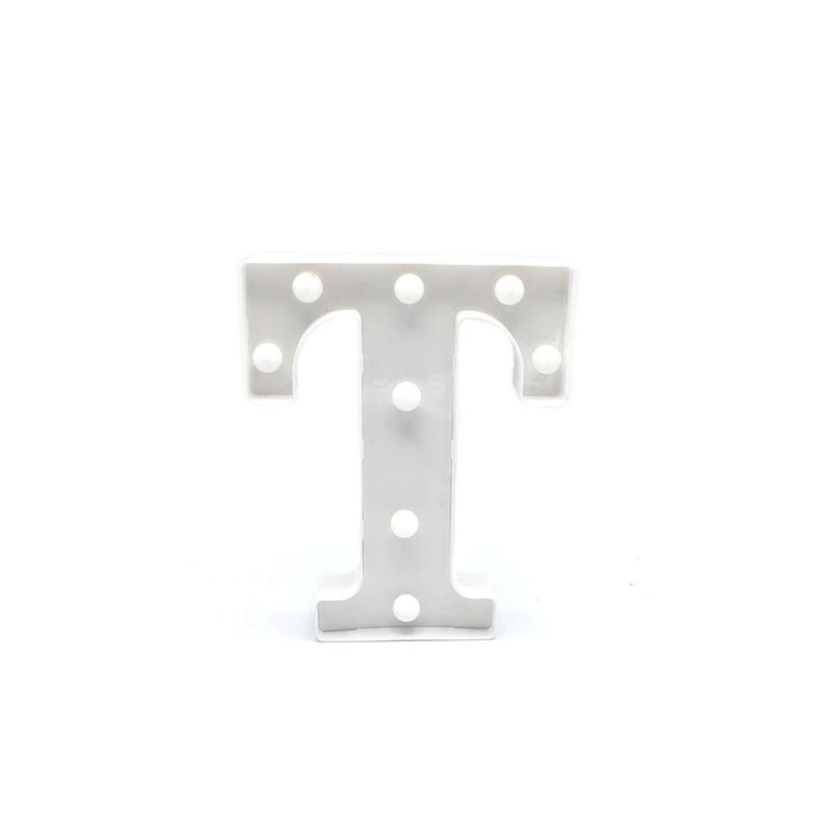 GENERICO - Letra T Con Luz LED 22cm