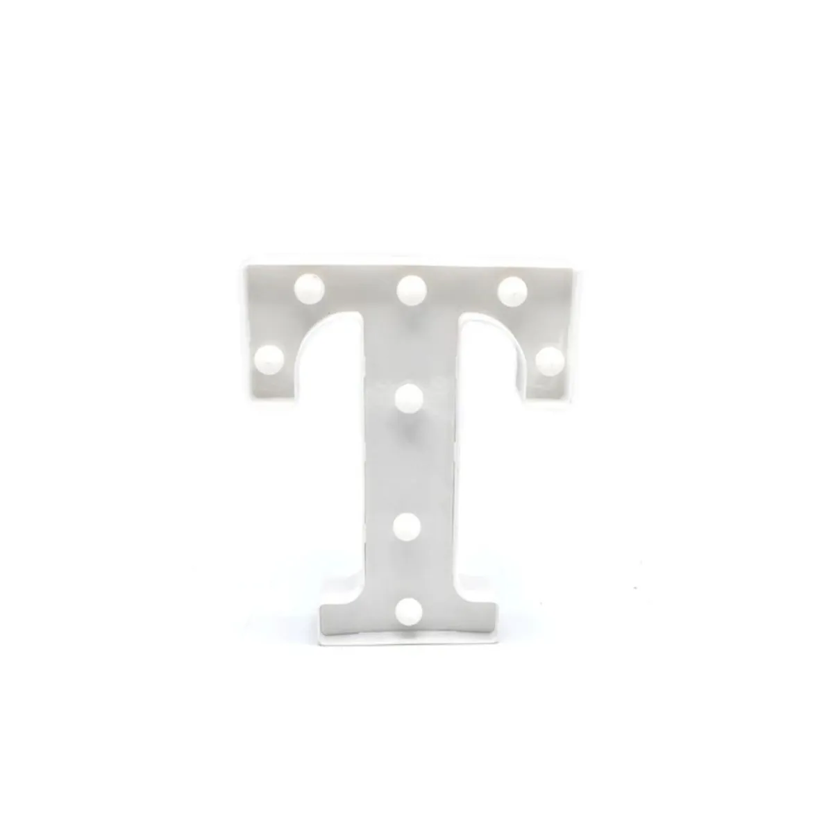 GENERICO - Letra T Con Luz LED 22cm