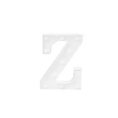 GENERICO - Letra Z Con Luz LED 22cm