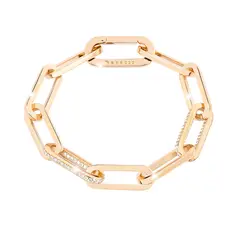 REBECCA CHILE - Pulsera de oro amarillo con cristales modelo Estocolmo