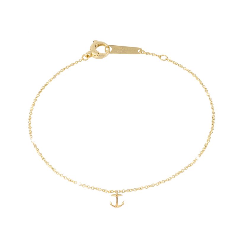 REBECCA CHILE - Pulsera de oro modelo My World - Ancla