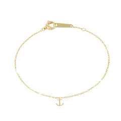 REBECCA CHILE - Pulsera de oro modelo My World - Ancla