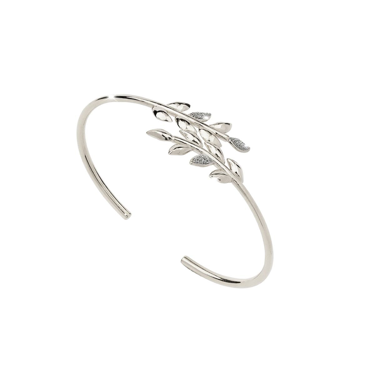 REBECCA CHILE - Pulsera de oro blanco y diamantes modelo Jolie Nature