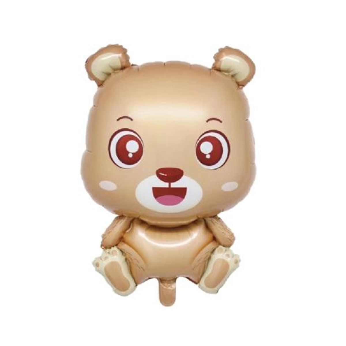 GENERICO - Globo Latex Diseño Oso Color Marron 45X71 Cm