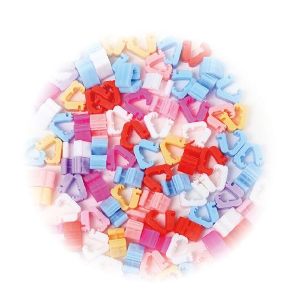 GENERICO - Clips Globos Muchos Colores 50 Unidades