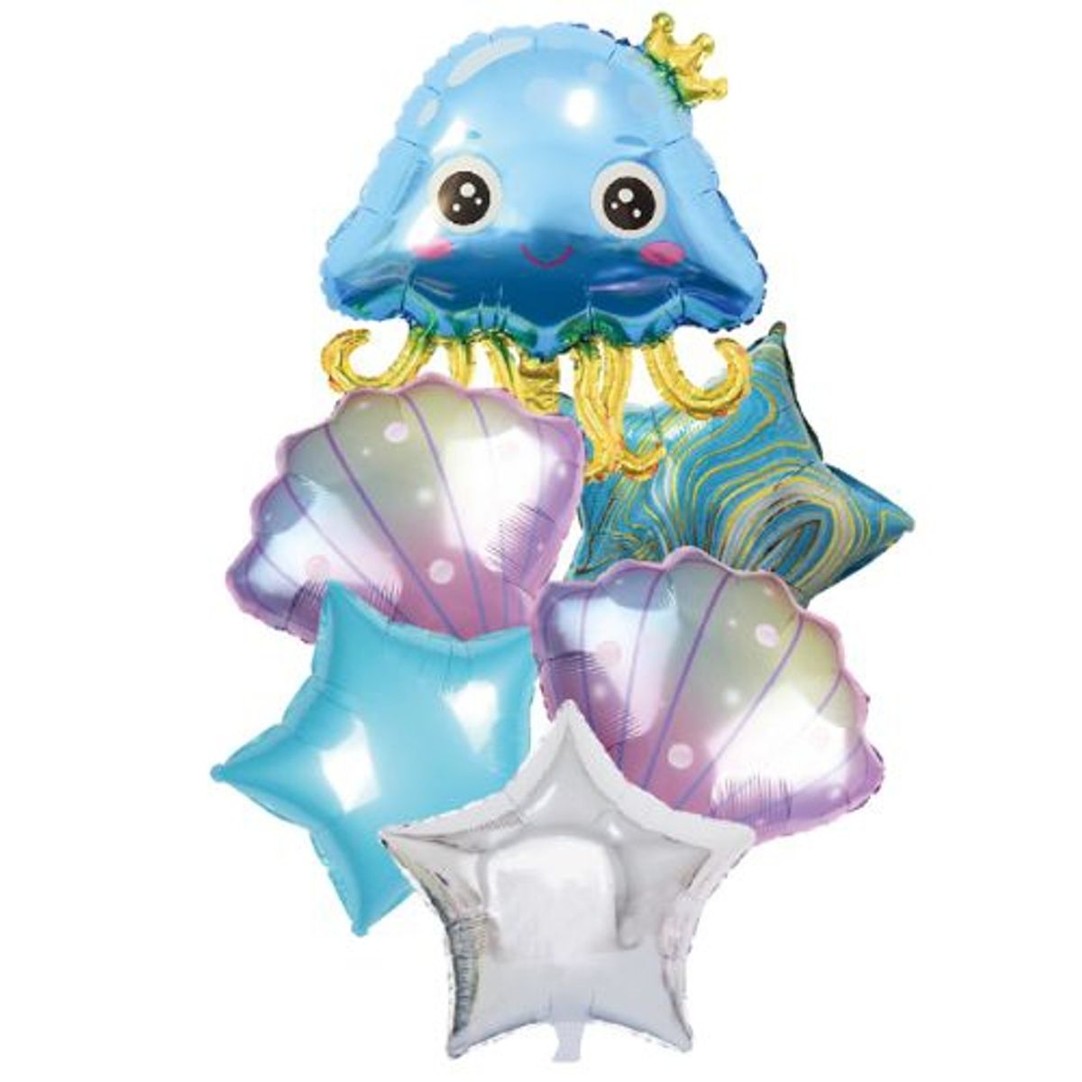 GENERICO - Globo Distintos Diseños Colores Latex 6 Unidades