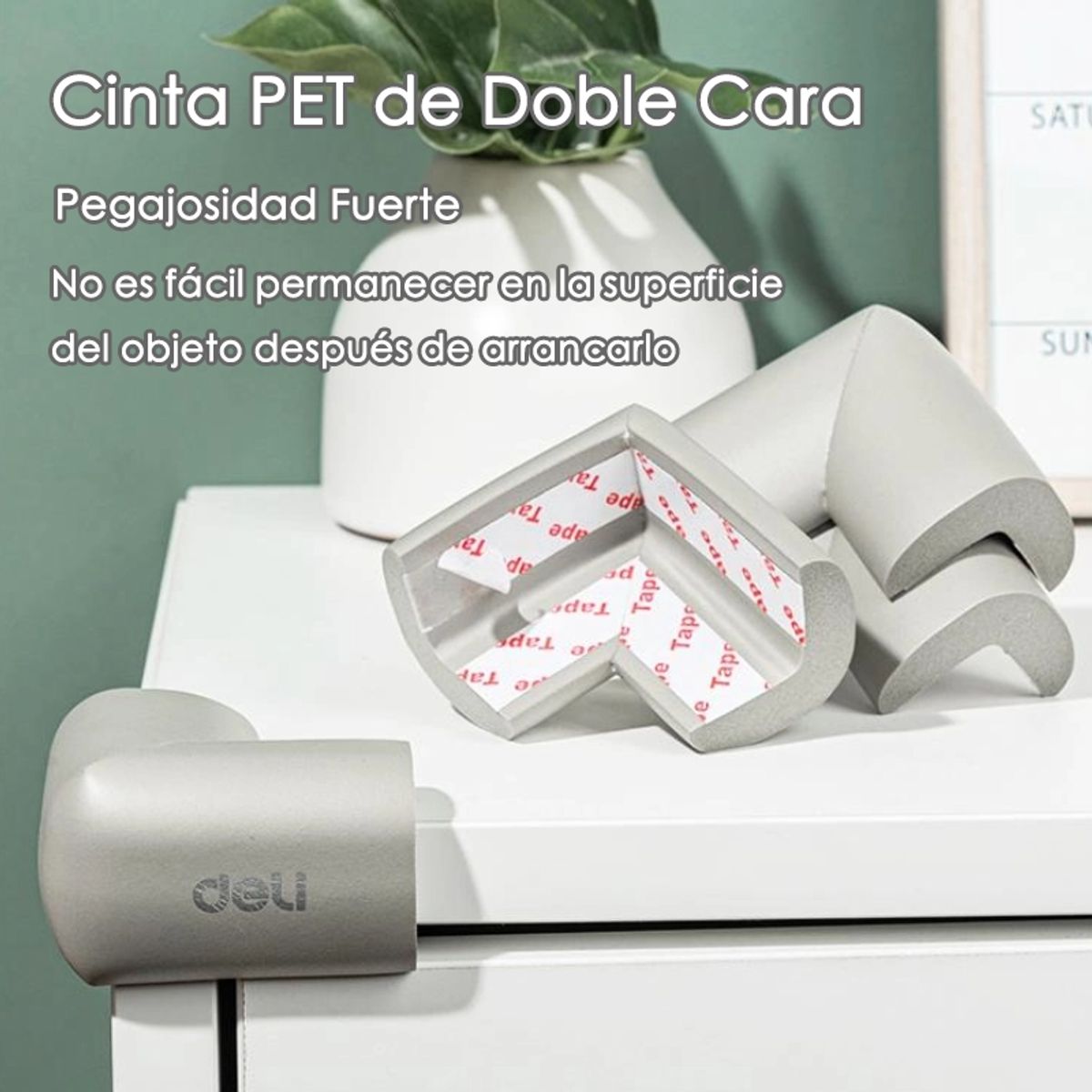 DELI - Deli Protectores De Esquinas De Nbr Para Muebles 10 Piezes
