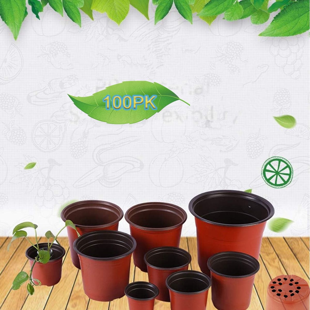 EDWINAYY - X100 Molde Para Macetas Suculentas Maceteros Yeso Cemento Pv