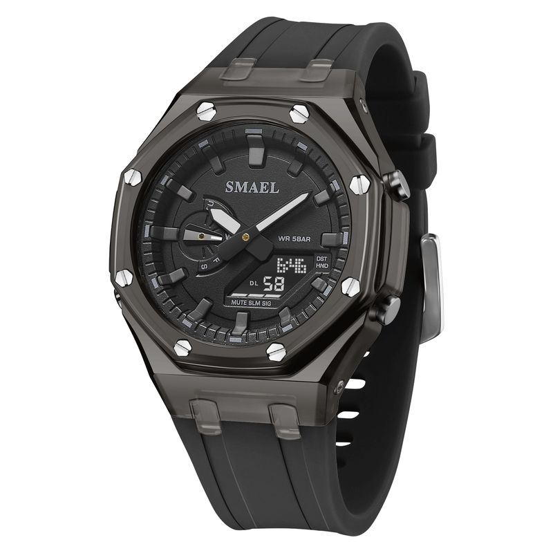 BLWOENS - Reloj multifuncional para hombres - Negro