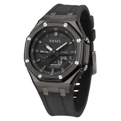 BLWOENS - Reloj multifuncional para hombres - Negro