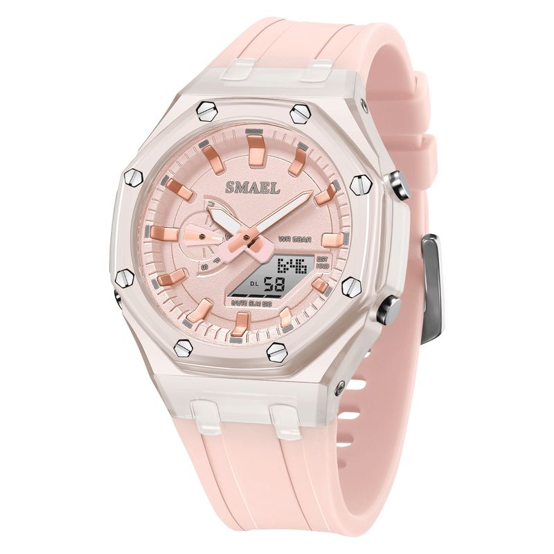BLWOENS - Reloj multifuncional para hombres - Rosa