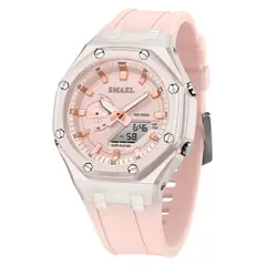 BLWOENS - Reloj multifuncional para hombres - Rosa
