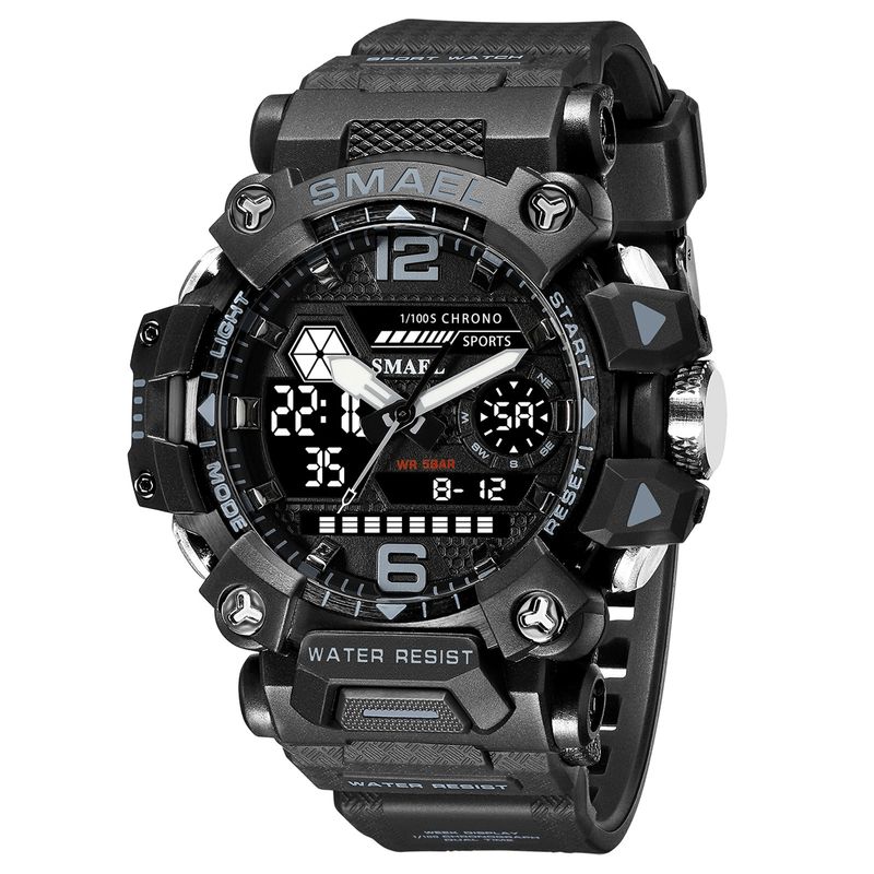 BLWOENS - Reloj multifuncional para hombres - Negro