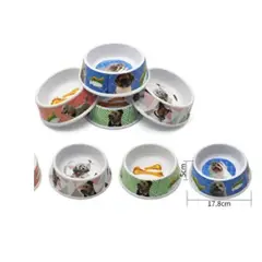 GENERICO - Bowl Para Perro Comida Colores Surtidos 17cm