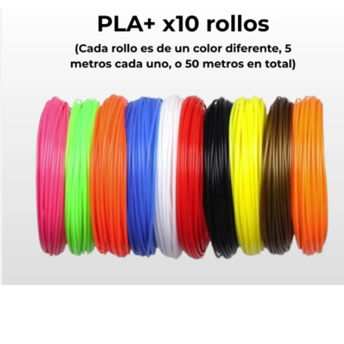 GENERICO - Filamentos Para Lápiz Impresora 3d 10 Pcs 5 Metros
