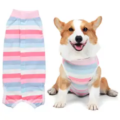 GENERICO - Faja Post Operatoria Traje Perros Chaleco Mascotas Rosa S