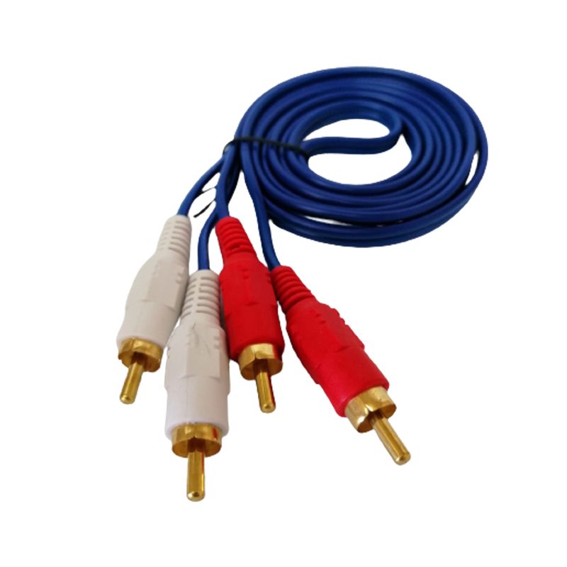 GENERICO - Cable Av Audio RCA 2x2 1.5 Metros