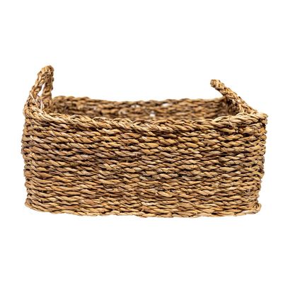 Imagen 2 del producto Set 3 Canastos Tórtola Organizadores de Fibra Natural con Asas Decorativos y Funcionales