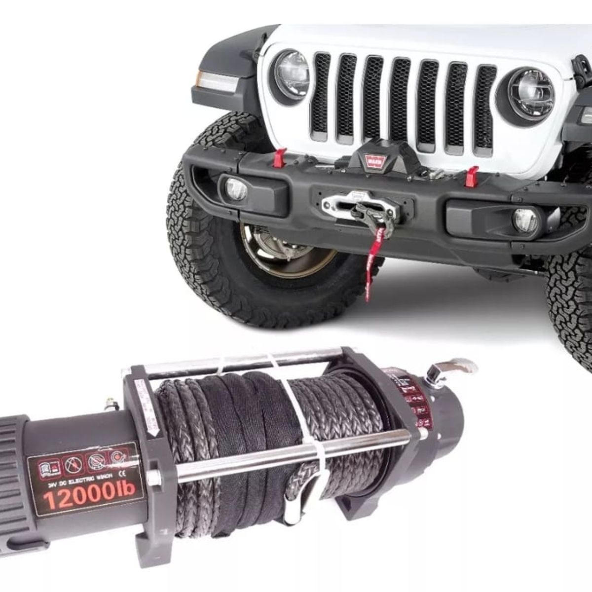 GENERICO - Winche Eléctrico 12000 Libras / 5400kg