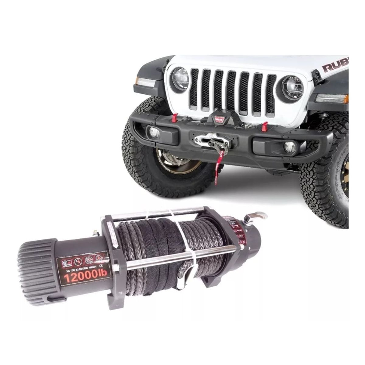 GENERICO - Winche Eléctrico 12000 Libras / 5400kg