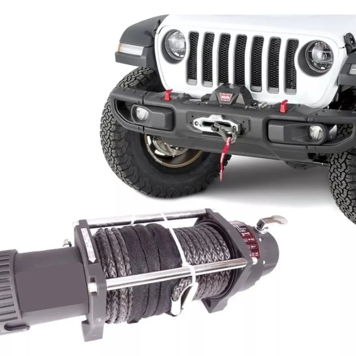 GENERICO - Winche eléctrico de 15000lbs para coche 12V