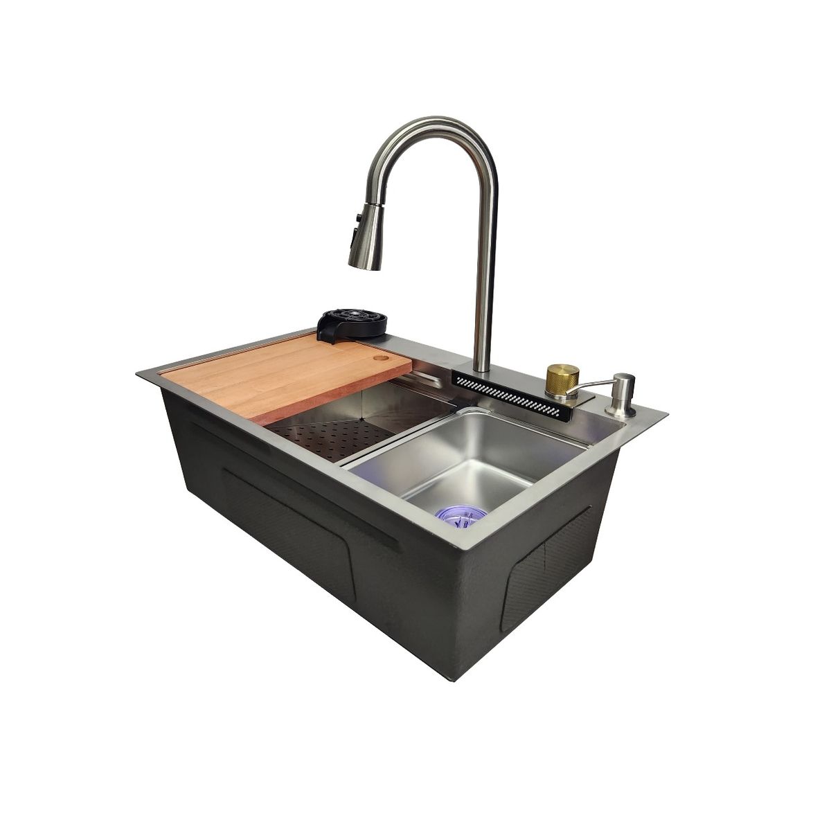 GENERICO - LAVAPLATOS 75x46 SILVER COMPLETO