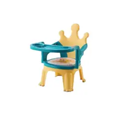 GENERICO - Silla De Comedor Mesa Corona Para Comer Para Bebés Azul