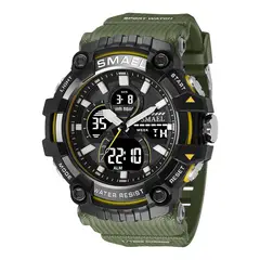 BLWOENS - Reloj multifuncional para hombres - Verde