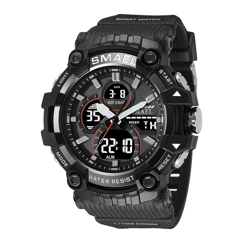 BLWOENS - Reloj multifuncional para hombres - Negro