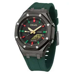 BLWOENS - Reloj multifuncional para hombres - Verde
