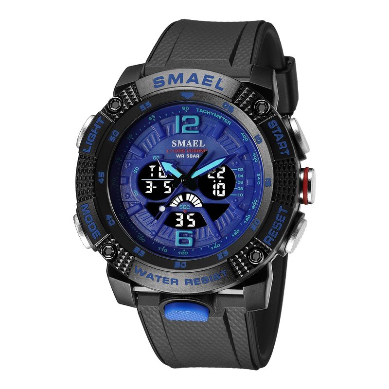 BLWOENS - Reloj multifuncional para hombres - Azul