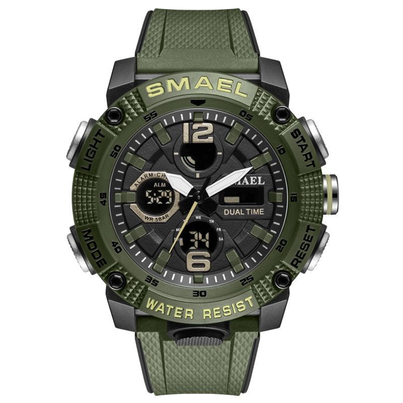 BLWOENS - Reloj multifuncional para hombres - Verde