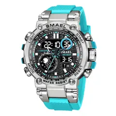 BLWOENS - Reloj multifuncional para hombres - Azul