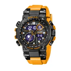 BLWOENS - Reloj multifuncional para hombres - Naranja
