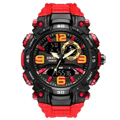 BLWOENS - Reloj multifuncional para hombres - Rojo