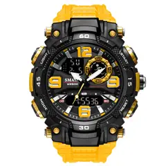 BLWOENS - Reloj multifuncional para hombres - Amarillo