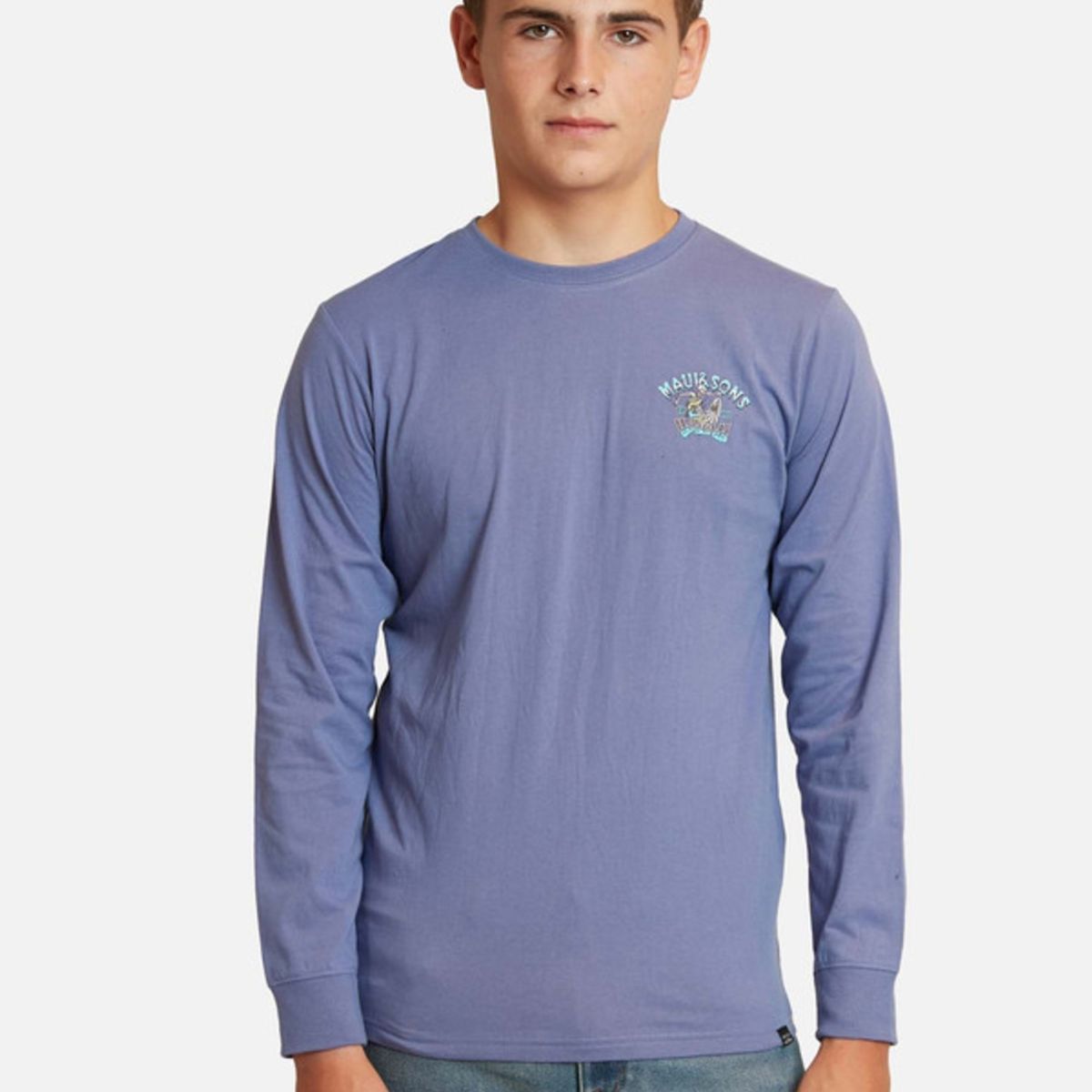 MAUI AND SONS - Polera Skeleton Surf Morado Infantil Maui And Sons
