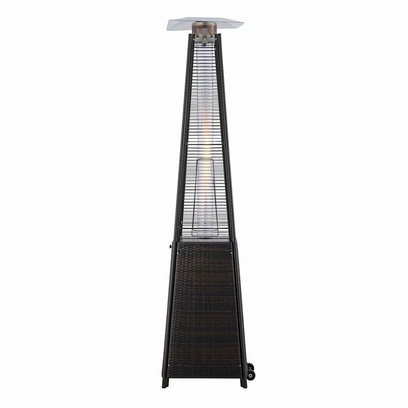 KLYMA - Estufa a Gas Exterior Terraza OBELISK Rattan