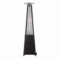 KLYMA - Estufa a Gas Exterior Terraza OBELISK Rattan