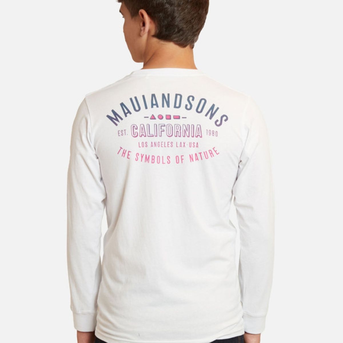 MAUI AND SONS - Polera The Symbols Of Nature Blanco Infantil Maui And Sons