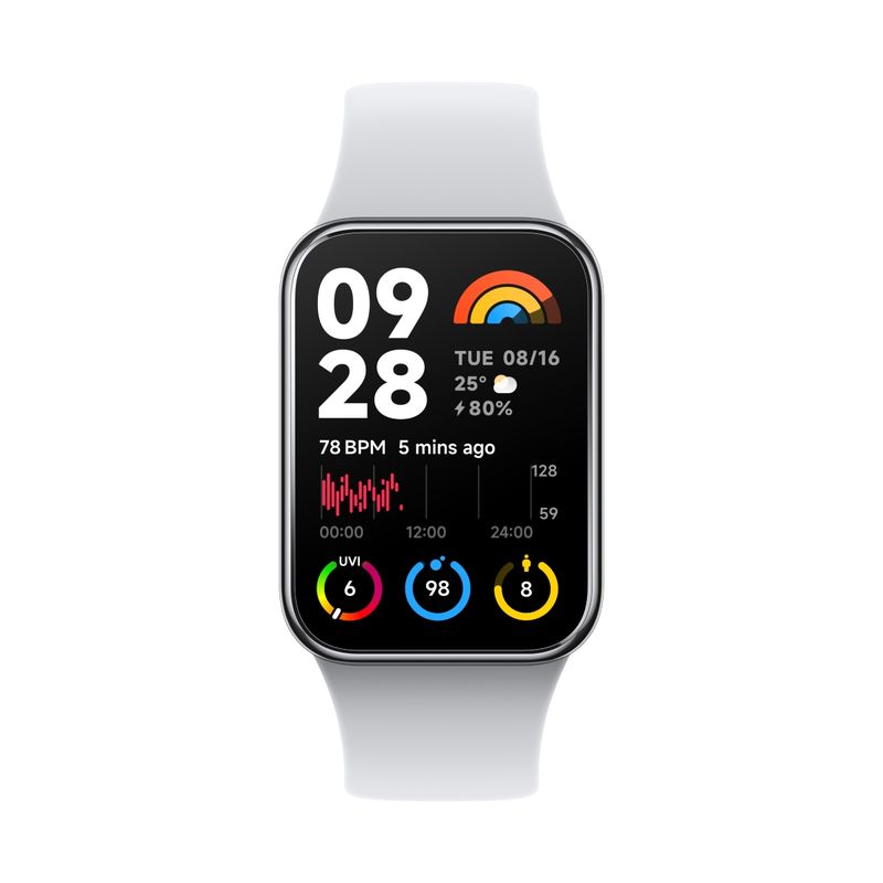XIAOMI - Xiaomi Smart Band 8 Pro Gray - Resistencia 5ATM