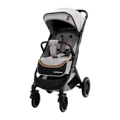 LUBABYCAS - Coche de Paseo Con Cubre Pies Gris