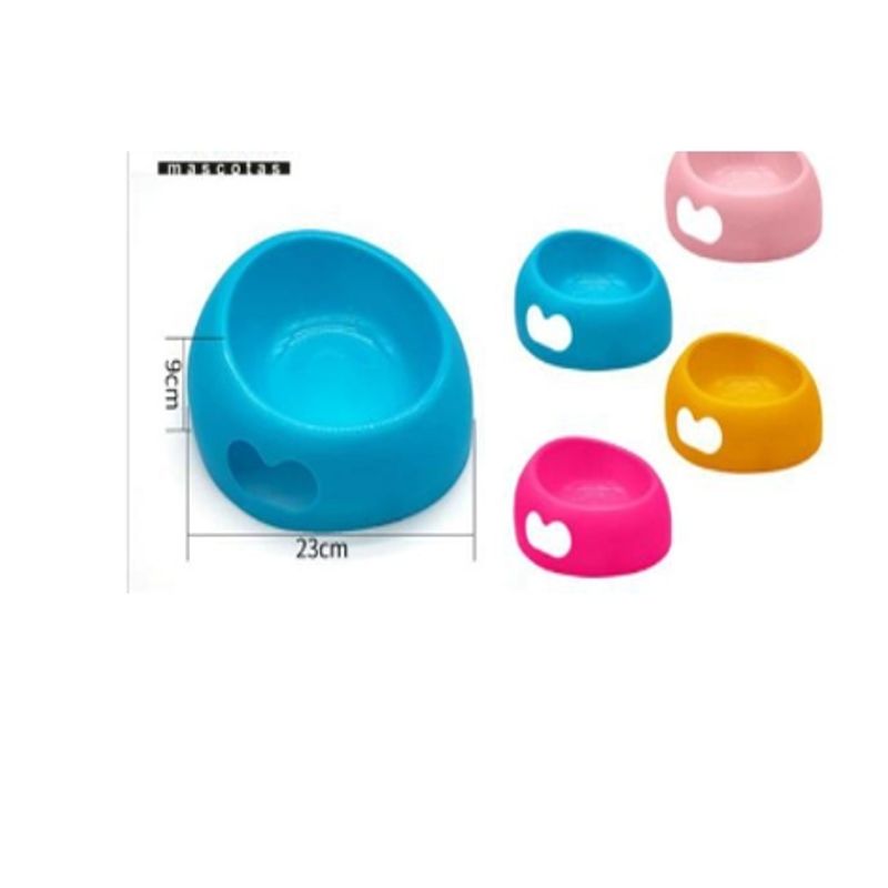 GENERICO - Bowl Para Perro Comida Color Rosado Redondo 23cm