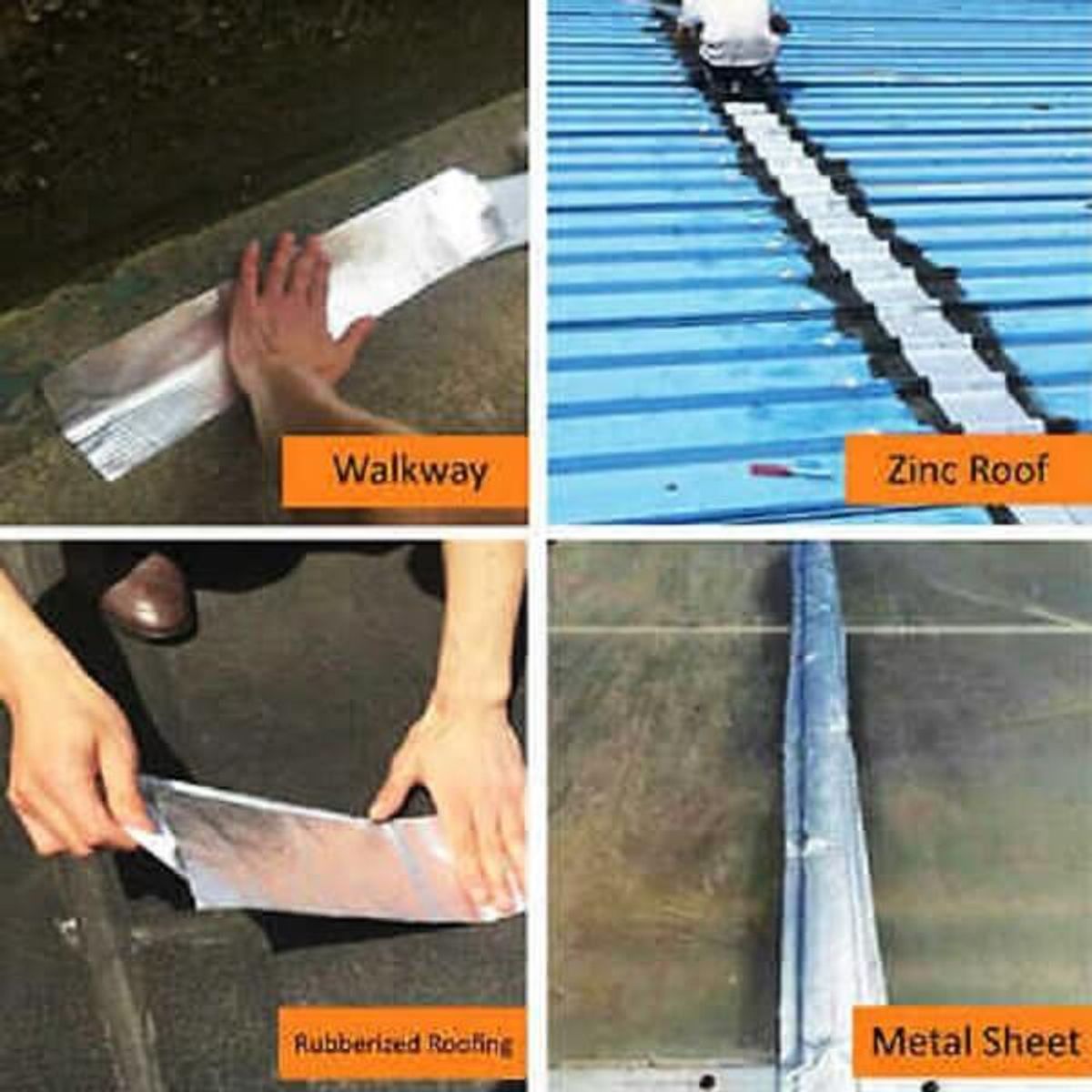 GENERICO - cinta selladora de techos anti gotera 10 mt