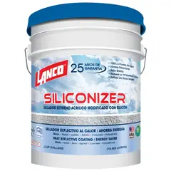 LANCO - Sellador De Techos Siliconizer - 4 GL Blanco
