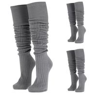 Pack 3 Calcetines Bucaneras Algodon Escolar Extra Larga