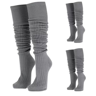 Imagen 1 del producto Pack 3 Calcetines Bucaneras Algodon Escolar Extra Larga